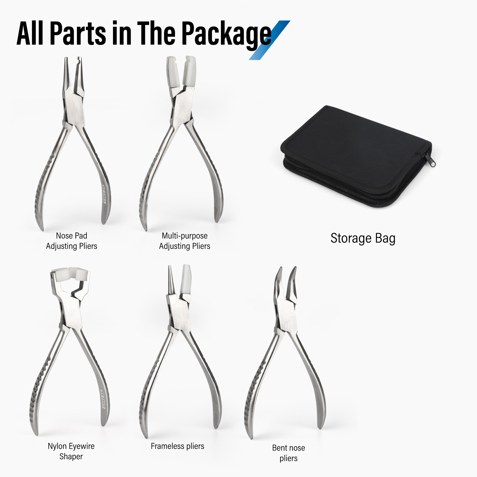 Tool Bag - مجموعة أدوات إصلاح النظارات المحمولة بالجملة،