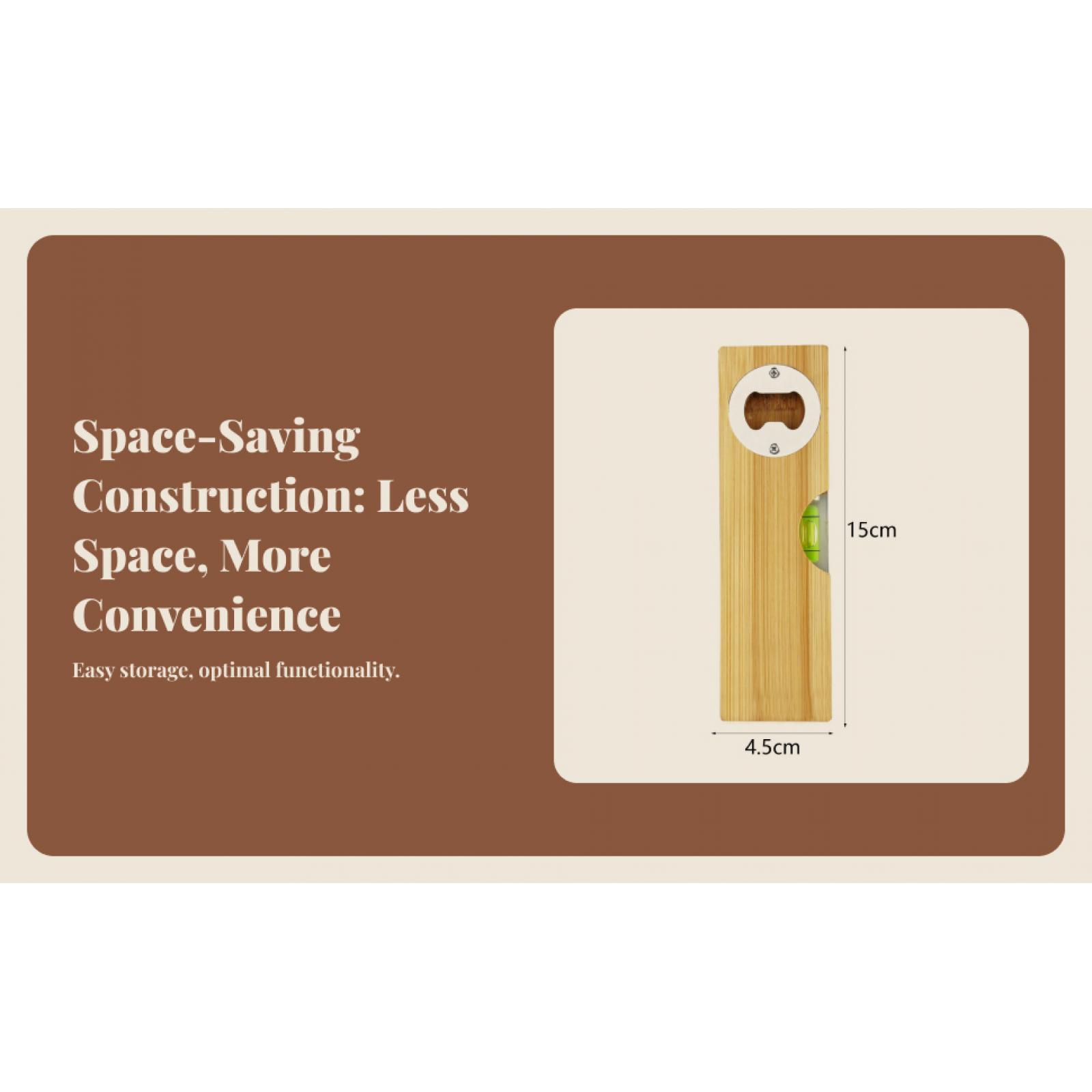 Spirit Level - 5 قطع فتاحة زجاجات مع ميزان