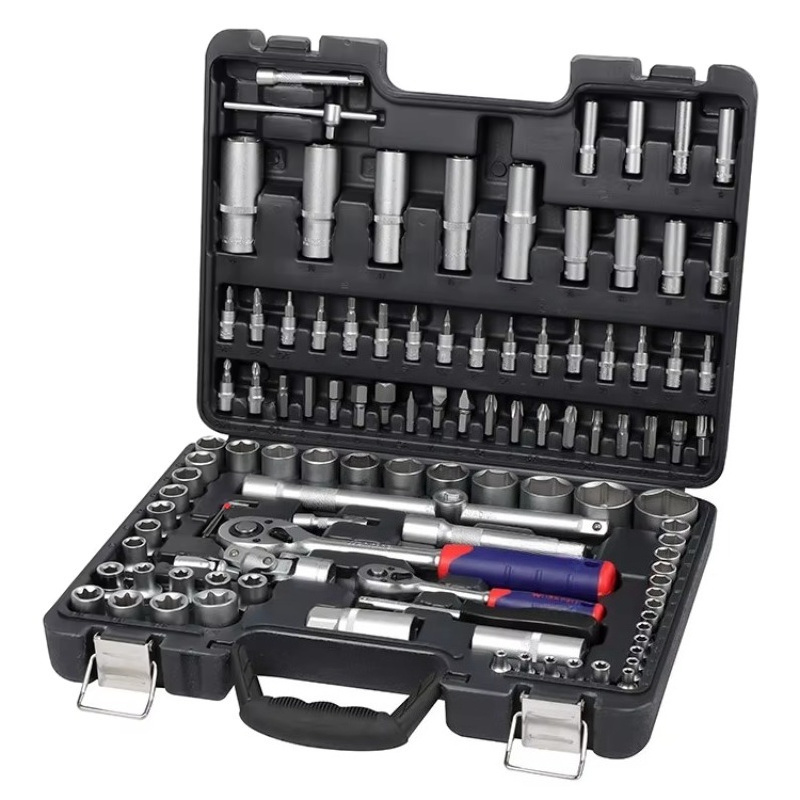 Socket Wrench - طقم أدوات إصلاح السيارات الاحترافية 108
