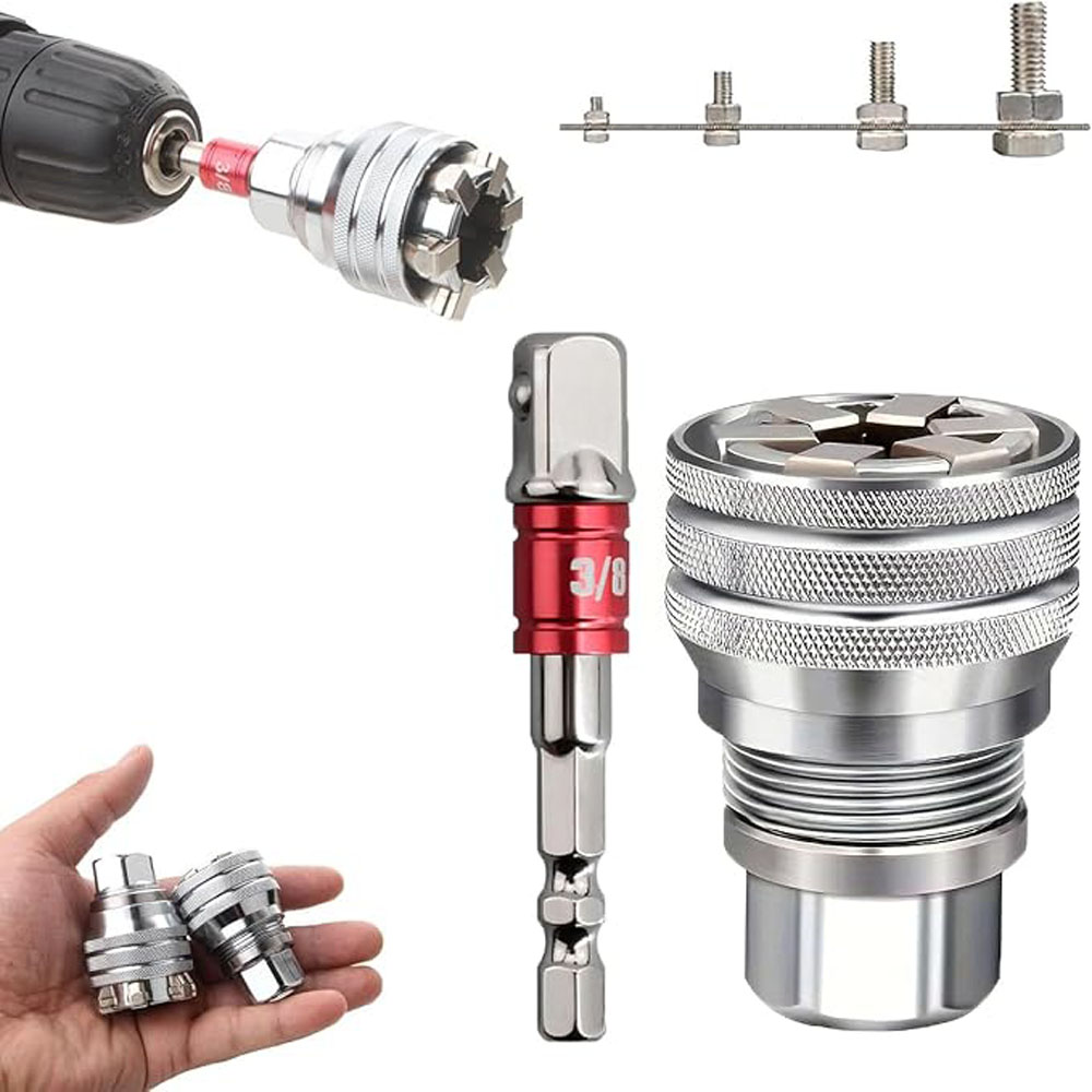 Socket Wrench - محول مفتاح ربط عالمي يناسب المقاسات