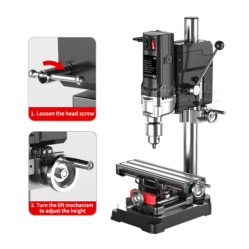 ماكينة حفر وطحن، مكبس حفر، ماك - مراجعة Drill Press وسعره