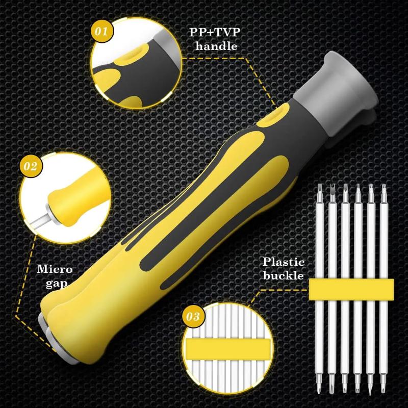 طقم مفكات دقيقة مغناطيسية 12 ف - مراجعة Screwdriver Set وسعره