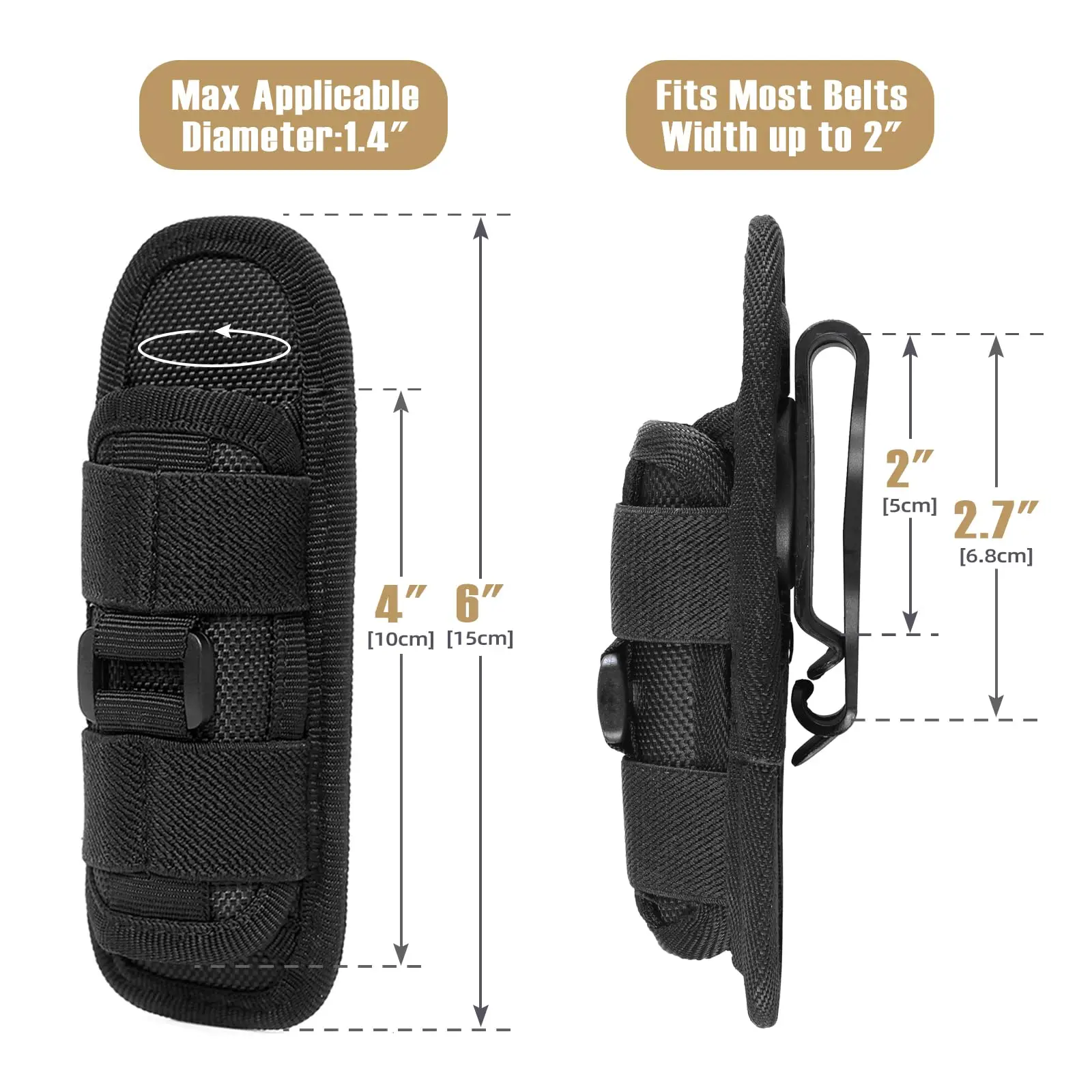 التكتيكية غطاء المصباح النايلو - مراجعة Tool Bag وسعره