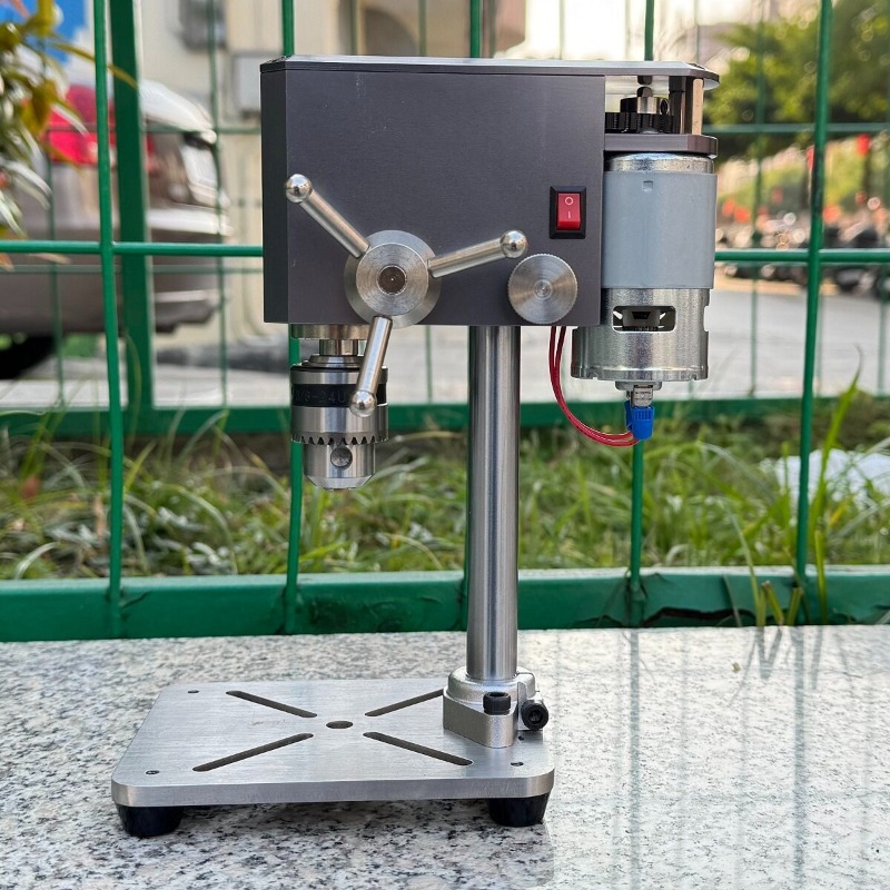 مثقاب مكتبي صغير بقوة 1100 واط - مراجعة Drill Press وسعره
