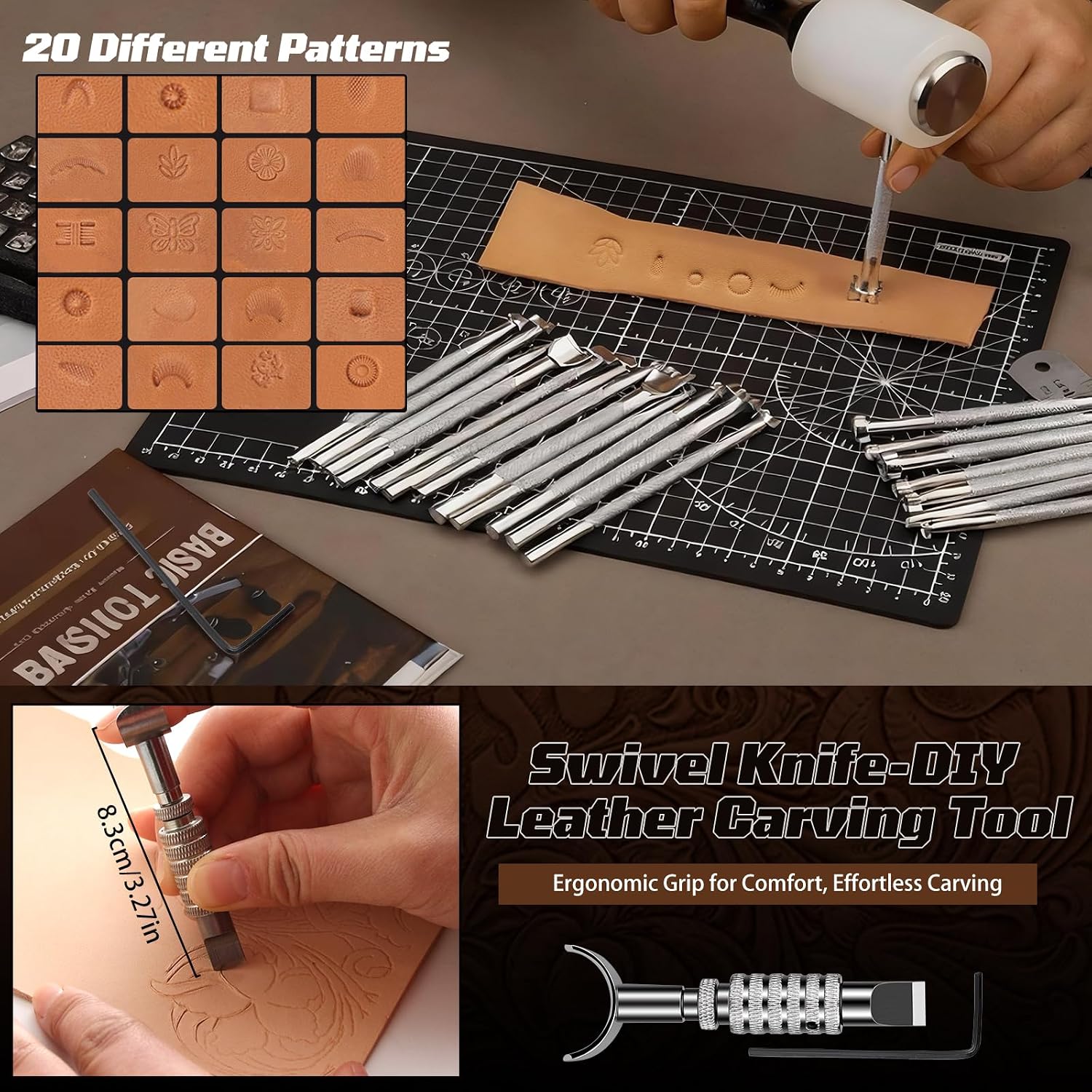 طقم أدوات العمل بالجلد، مجموعة - مراجعة Tool Bag وسعره